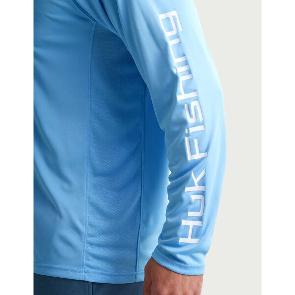 Huk Vented Pursuit Long Sleeve Hoodie Marolina Blue 3XL - Precision Shot Firearms