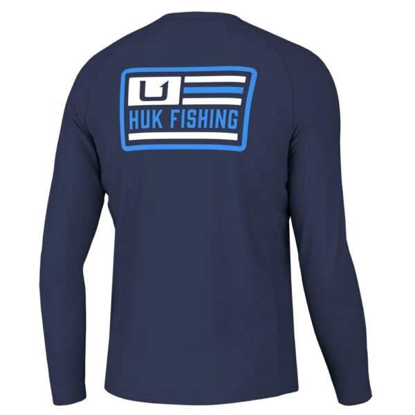 Huk Farm Pursuit Long Sleeve Shirt Naval Academy XL - Precision Shot Firearms