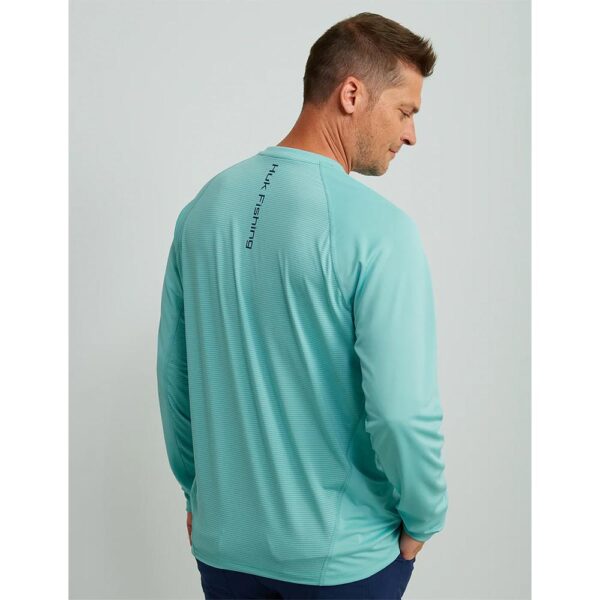 Huk Icon Crew Long Sleeve Shirt Marine Blue XL - Precision Shot Firearms