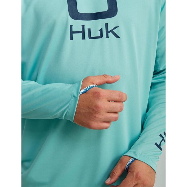 Huk Icon Crew Long Sleeve Shirt Marine Blue XL - Precision Shot Firearms