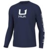 Huk Icon Crew Long Sleeve Shirt Naval Academy 2XL - Precision Shot Firearms
