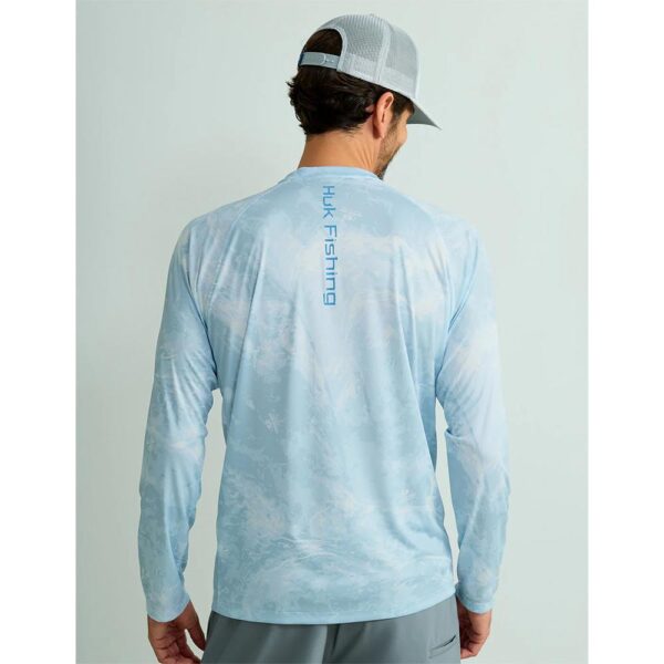 Huk Mossy Oak Pursuit Performance Long Sleeve Crew Shirt MO Stormwater Bonefish S - Precision Shot Firearms
