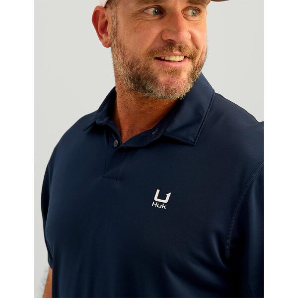 Huk Icon Polo Short Sleeve Shirt Naval Academy L - Precision Shot Firearms