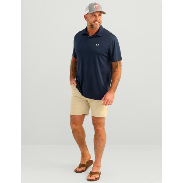 Huk Icon Polo Short Sleeve Shirt Naval Academy L - Precision Shot Firearms