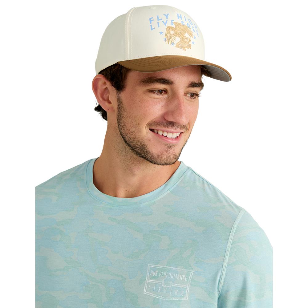 Huk Drift Performance Long Sleeve Shirt Heron Blue M - Precision Shot Firearms