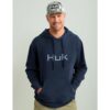 Huk Huk'd Up Logo Long Sleeve Hoodie Naval Academy 3XL - Precision Shot Firearms
