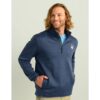 Huk Coldfront & Performance 1/4 Zip Long Sleeve Shirt Naval Academy Heather 3XL - Precision Shot Firearms