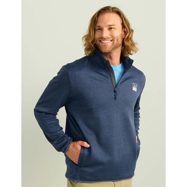 Huk Coldfront & Performance 1/4 Zip Long Sleeve Shirt Naval Academy Heather XL - Precision Shot Firearms