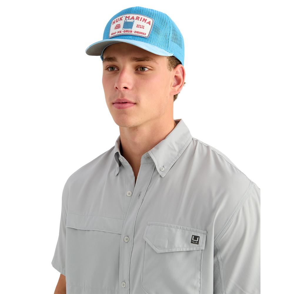 Huk Tide Point Short Sleeve Button Down Shirt Seagull 2XL - Precision Shot Firearms