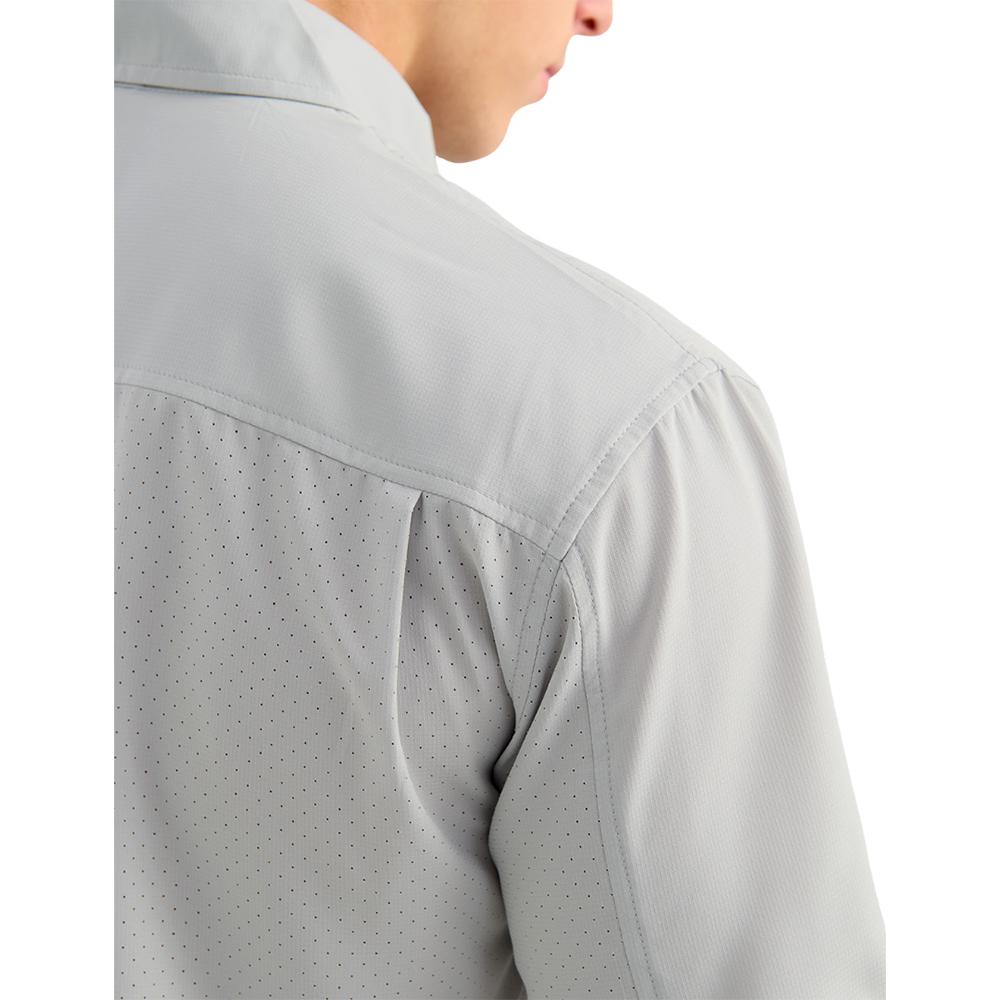 Huk Tide Point Short Sleeve Button Down Shirt Seagull L - Precision Shot Firearms