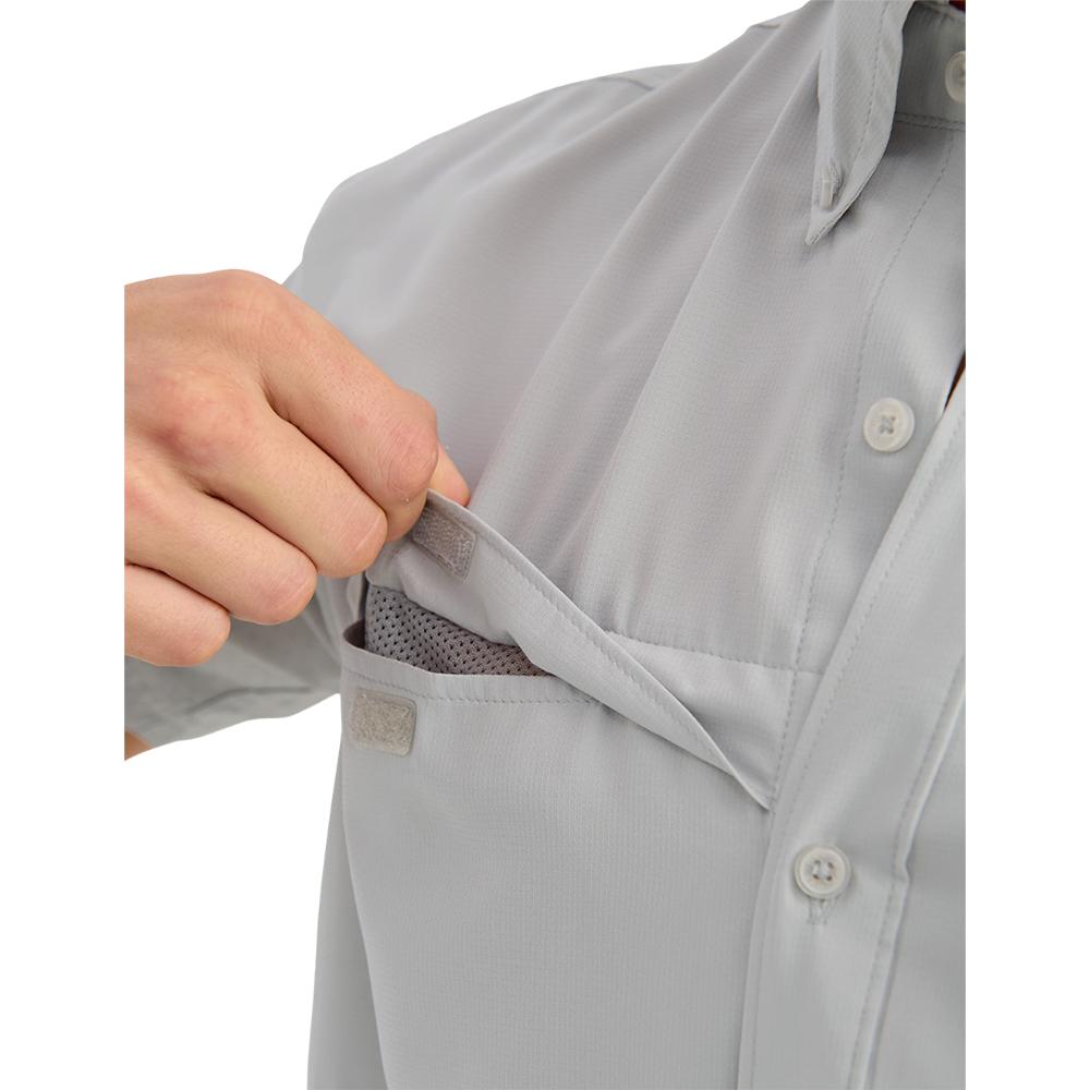 Huk Tide Point Short Sleeve Button Down Shirt Seagull 2XL - Precision Shot Firearms