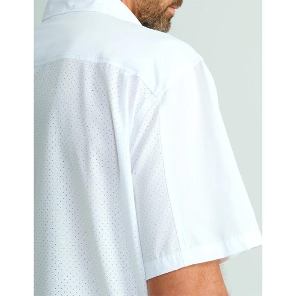 Huk Tide Point Short Sleeve Button Down Shirt White L - Precision Shot Firearms