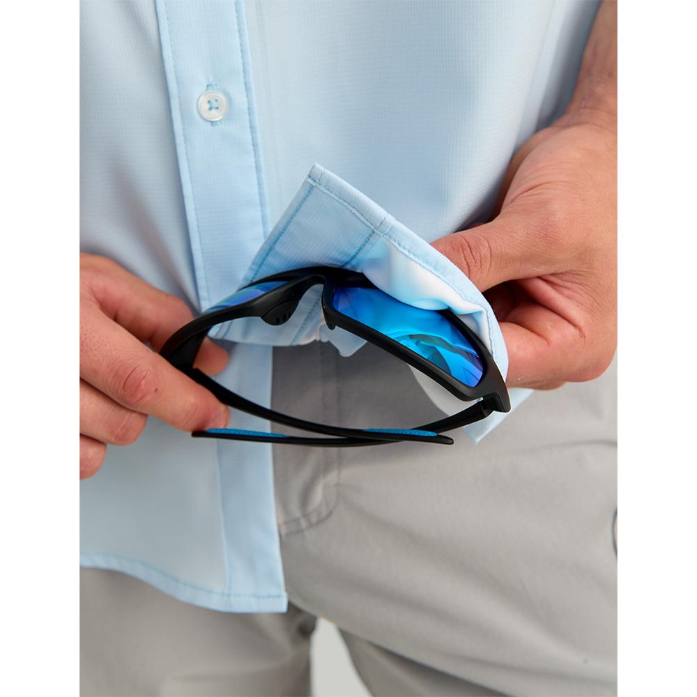 Huk Tide Point Short Sleeve Button Down Shirt Coastal Drift 2XL - Precision Shot Firearms