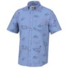 Huk Americookin Kona Short Sleeve Shirt Quiet Harbor 2XL - Precision Shot Firearms