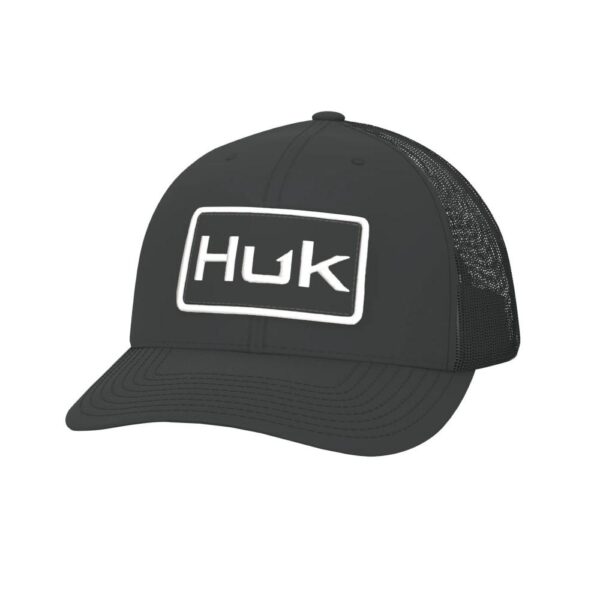 Huk Logo Trucker Hat Black - Precision Shot Firearms