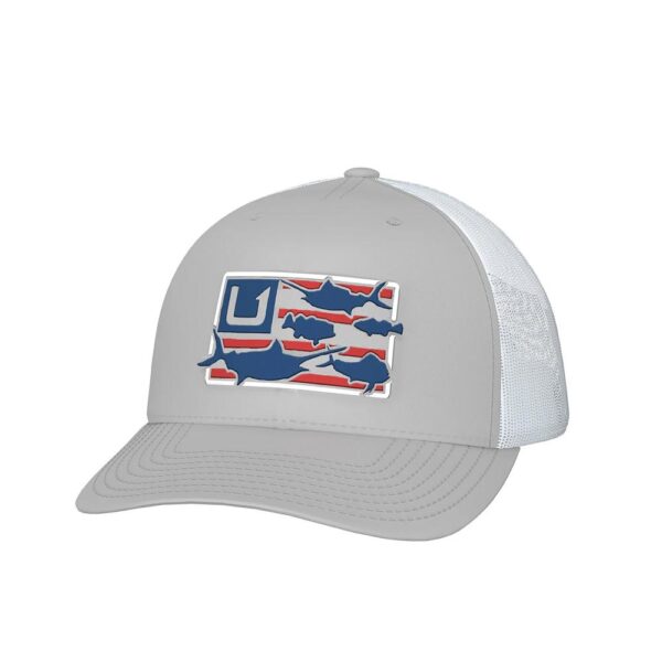 Huk Trophy Flag Trucker Hat - Precision Shot Firearms