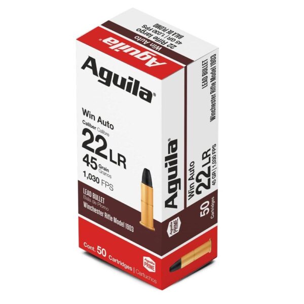 Aguila Limited Edition Rimfire Ammuntion .22 Win Auto 45 gr 1030 fps 50/ct - Precision Shot Firearms