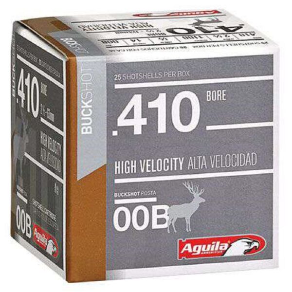 Aguila Hunting Shotshells .410 ga 2-1/2" 1/2oz 1100 fps #00 25/ct - Precision Shot Firearms