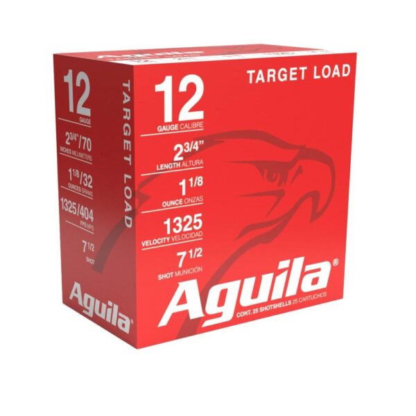 Aguila High Velocity Sporting Clays Shotshells 12 ga 2-3/4" 1-1/8oz 1325 fps #7.5 25/ct - Precision Shot Firearms