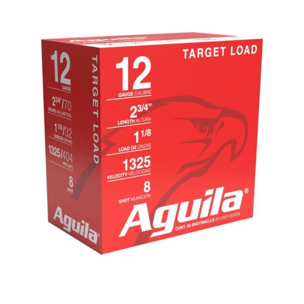 Aguila High Velocity Sporting Clays Shotshells 12 ga 2-3/4" 1-1/8oz 1325 fps #8 25/ct - Precision Shot Firearms