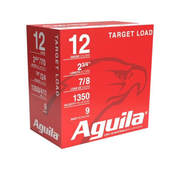 Aguila International Shotshells 12 ga 2-3/4" 7/8 oz 1350 fps #9 25/ct - Precision Shot Firearms