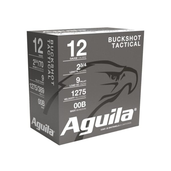 Aguila Field Shotshells 12ga 2-3/4" 9 plts 1275 fps #00 25/ct - Precision Shot Firearms