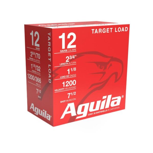Aguila Heavy Target Shotshells 12 ga 2-3/4" 1-1/8oz 1200 fps #7.5 25/ct - Precision Shot Firearms