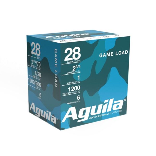 Aguila High Velocity Shotshells 28 ga 2-3/4" 1oz 1200 fps #6 25/ct - Precision Shot Firearms