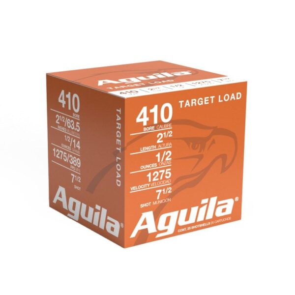 Aguila Sub-Gauge Shotshells .410 ga 2 1/2" 1/2oz 1275 fps #7.5 25/ct - Precision Shot Firearms