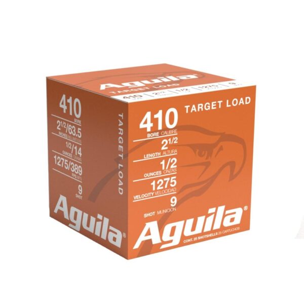 Aguila Sub-Gauge Shotshells .410 ga 2-1/2" 1/2oz 1275 fps #9 25/ct - Precision Shot Firearms