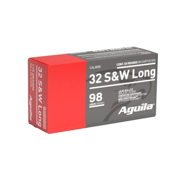 Aguila Handgun Ammuntion .32 S&W Long 98 gr FMJ 705 fps 50/ct - Precision Shot Firearms