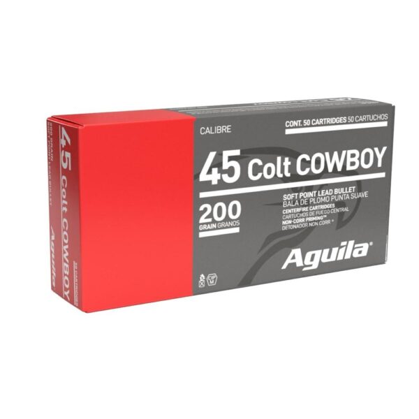 Aguila Handgun Ammuntion .45 Colt 200 gr SP 600 fps 50/ct - Precision Shot Firearms