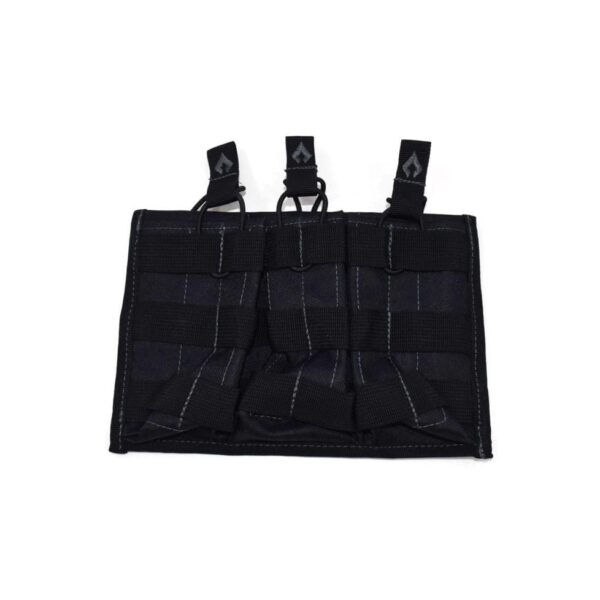 Advance Warrior Solutions Open Top Triple Mag Pouch Black - Precision Shot Firearms