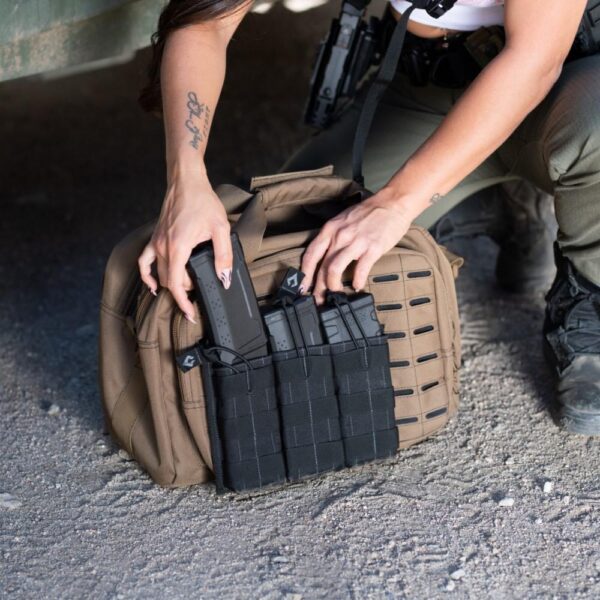 Advance Warrior Solutions Open Top Triple Mag Pouch Tan - Precision Shot Firearms