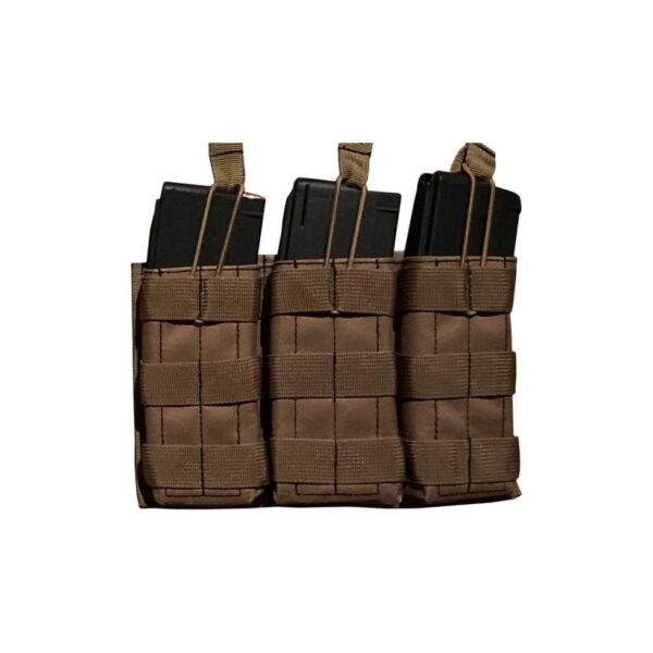 Advance Warrior Solutions Open Top Triple Mag Pouch Tan - Precision Shot Firearms