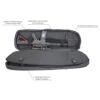Advance Warrior Solutions Frame 36" Rifle Case with Backpack Strap Black with Grey - Precision Shot Firearms