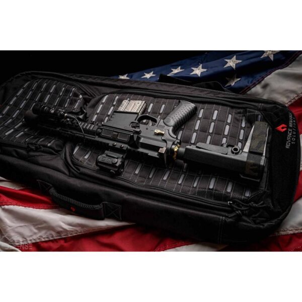 Advance Warrior Solutions Frame 36" Rifle Case with Backpack Strap Black with Grey - Precision Shot Firearms
