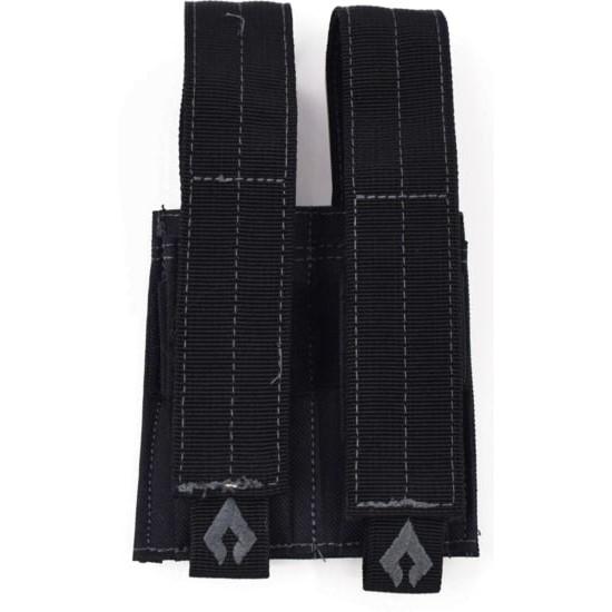 Advance Warrior Solutions Pistol Double Mag Pouch Black - Precision Shot Firearms