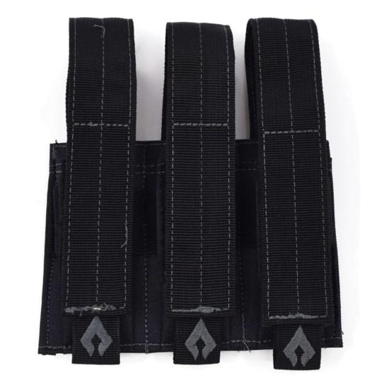 Advance Warrior Solutions Pistol Triple Mag Pouch Black - Precision Shot Firearms