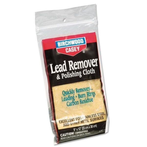 Birchwood Casey Lead Remover & 6" x 9" Polish Cloth - Precision Shot Firearms