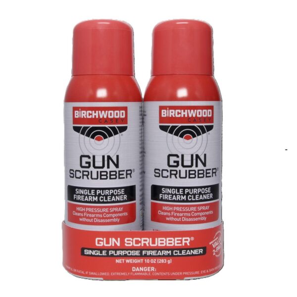 Birchwood Casey Gun Scrubber Firearm Cleaner- 10oz Aerosol 2-pack - Precision Shot Firearms