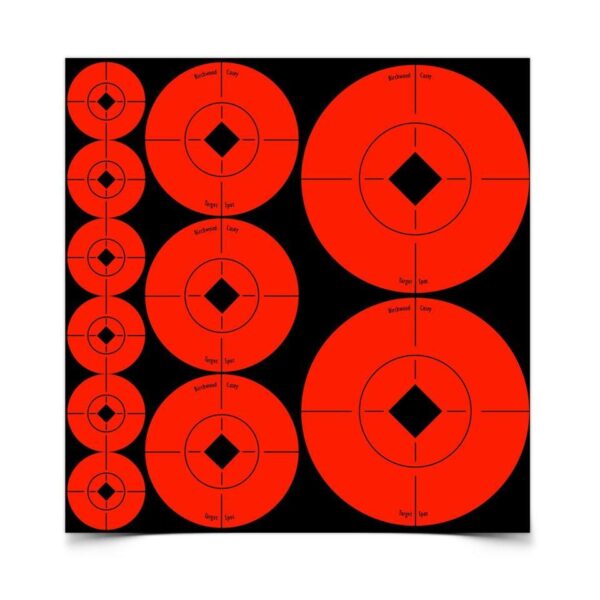 Birchwood Casey Adhesive Target Spots 1"/2"/3" 60/30/20/ct - Precision Shot Firearms