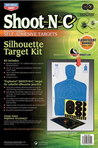 Birchwood Casey Shoot-N-C Silhouette Target Kit - Precision Shot Firearms