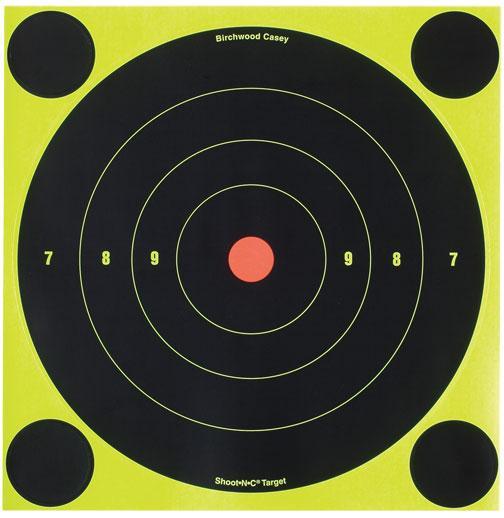 Birchwood Casey Shoot-N-C 8" Bull's Eye Targets - Precision Shot Firearms