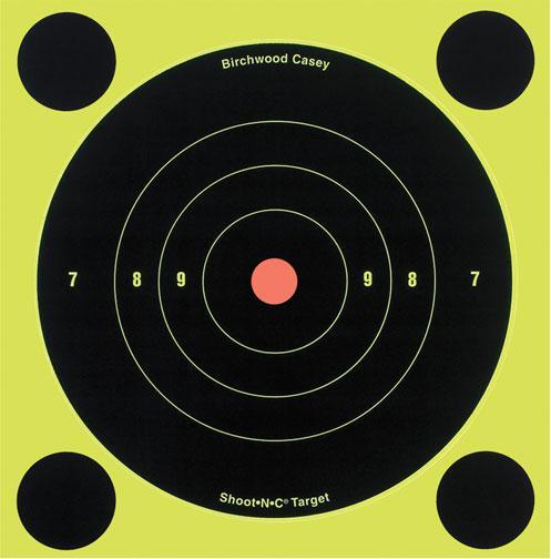 Birchwood Casey Shoot-N-C 8" Bull's Eye Targets - Precision Shot Firearms