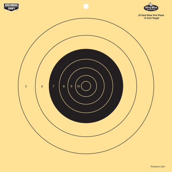 Birchwood Casey Dirty Bird 12" 25 Yard Pistol Reactive Target 12/ct - Precision Shot Firearms