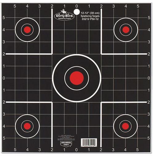 Birchwood Casey Dirty Bird Sight-In Target - 12" 12/Pack - Precision Shot Firearms