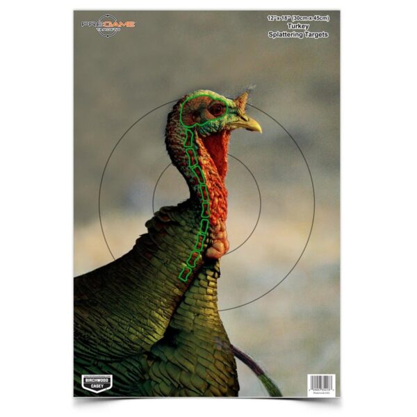 Birchwood Casey Pregame Turkey Paper Targets 12"x18" 8/ct - Precision Shot Firearms