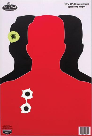 Birchwood Casey Dirty Bird Silhouette III Splattering Target - Precision Shot Firearms