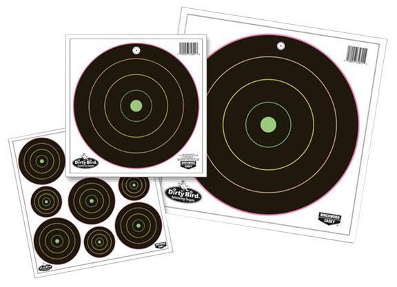Birchwood Casey Dirty Bird Multi-Color Splattering Targets 12" Target - 10 Targets - Precision Shot Firearms